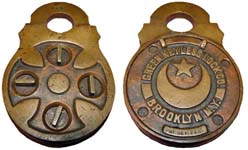 “GREEN KEYLESS LOCK CO BROOKLYN N