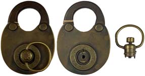 “G. SWITZER PAT PEND”. 3 5/8″ high x 2 7/16″ wide x 5/8″ deep without dial. Bras