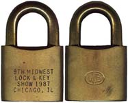 “9TH MIDWEST LOCK & KEY SHOW 1987 CHICAGO, IL”