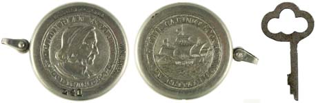 “Columbian Exposition 1492•CHICAGO•1892″ – 14” Chain