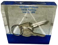 “GM” – “500,000th P-Chassis Detroit Assembly June 23, 1988”