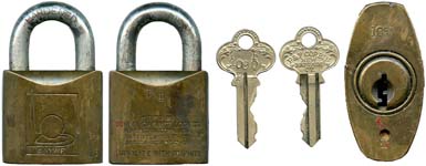 “N.Y.W.F. (1939)” – “CORBIN….”. 2 3/4″ high x 1 3/4″ wide x 7/8″ deep (Actual: