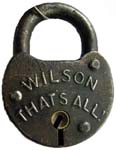 “WILSON THAT’S ALL”