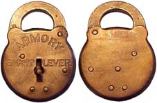 “ARMORY EIGHT LEVER” – Brass – Barrel Key