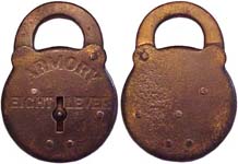 “ARMORY EIGHT LEVER” – Steel – Barrel Key