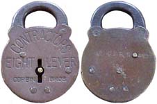 “CONTRACTORS EIGHT LEVER CORBIN BROS