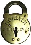 “GOLIATH EIGHT LEVER” – Brass – No USA