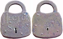 “HECTOR 8 LEVERS” – Brass Case – Brass Shackle