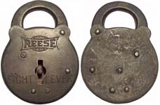 “REESE EIGHT LEVER” – Large Narrow Letters – Galvanized