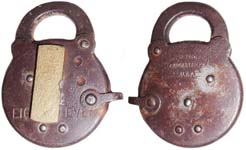 “REESE EIGHT LEVER” – Small Wide Letters – Dust Guard – No Logo