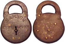 “SAMSON EIGHT LEVER” – Steel – Small Letters