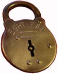 “SARGENT EIGHT LEVER” – Brass – Rounded Shackle