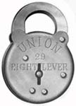 “UNION EIGHT LEVER 29” – Brass