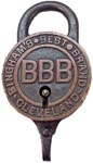 “BBB BINGHAM’S BEST BRAND CLEVELAND” – Steel Shackle – Clevis
