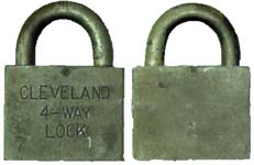 “CLEVELAND 4-WAY LOCK”