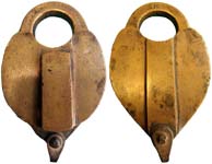 “J. H. W. CLIMAX NEWARK N. J. U. S. A.” – “12”. 3 5/8″ high x 2 1/4″ wide. Brass