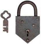 “D. R. G. M. 156983”. 3 1/8″ high x 1 13/16″ wide x 3/8″ deep. Steel body. Steel