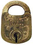 “FRAIM” – Rectangle – Flat Brass Shackle