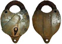 “J.A. GOEWEY ALBANY N.Y. PATENTED FEB 8 1859”. 4″ high x 2 1/2″ wide. Brass body