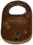 “L & SONS GREENBRIER REGISTERED – Flat Brass Shackle”