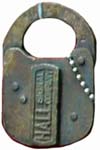“HALL SIGNAL SERVICE” – Flat Brass Shackle