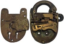 “KAYE LEEDS PATENT 168886” – Without Servant Key Disable – Brass Shackle