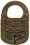 “LEITZ SPECIAL” – Tall Logo – Flat Brass Shackle