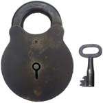 “E.M. & J.E. MIX ITHACA PATENT NOV 2, 1858”. 6″ high x 4 1/8″ wide x 1 1/4″ deep