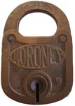 “MORONEY” – Flat Brass Shackle