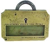 “THOMAS MORRIS 66 CHEAPSIDE LONDON REGISTERE JULY 4 1846 No