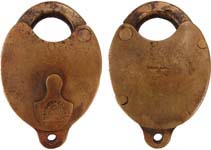 "J. NOCKS PATENT PHILAD" - "J. NOCKS PATENT PHILAD". 3 7/16" high x 2 1/4" wide.