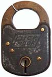 “PICK PROOF” – Flat Brass Shackle