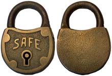 “SAFE” – Round Steel Shackle – Keyway 1