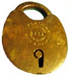 “T. SLAIGHT PATENTED OCT 14.1851 NEWARK-N.J. 8525”. 2 1/4″ high x 1 3/4″ wide. B