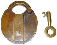 “S. C. THOMSON & CO.” – “PATENTED 9 AUG 23 1853”. 3 1/4″ high x 2 1/2″ wide. Bra