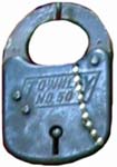“TOWNLEY NO 50” – Flat Brass Shackle