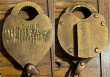 “U.S.-B.R. UNAUTHORIZED USAGE PUNISHABLE BY FINE OR IMPRINMENT”. Brass body. Bra