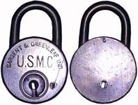 “U.S.M.C. SARGENT & GREENLEAF INC.”. Body Type: Solid. Body Material: Brass. Bod