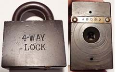 Cleveland “4-WAY LOCK”