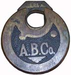 “A. B. Co.” – Left Pin
