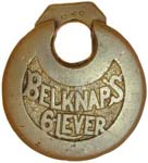 “BELKNAP’S 6-LEVER” – No Pins – Letter Style 1