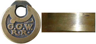 “C.G.W. R•R•” – Left Pin.
