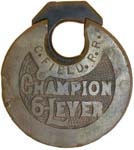 “CHAMPION 6-LEVER” – Left Pin – Wide Letters – “C