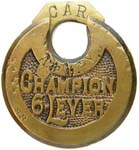 “CHAMPION 6-LEVER” – Left Pin – Wide Letters – “A