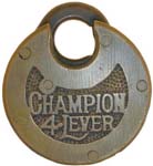 “CHAMPION 4•LEVER” – 2″ – Left Pin – Low Rounded Shackle