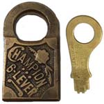 “CHAMPION 6-LEVER” – 1 1/8″ – Arcked “CHAMPION”