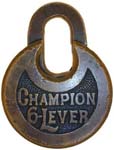 “CHAMPION 6-LEVER” – No Pins – Wide Letters – High Shackle