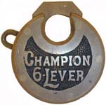 “CHAMPION 6-LEVER” – No Pins – Wide Letters