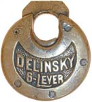 “DELINSKY 6-LEVER” – No Pins