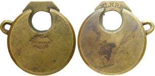 “D. K. MILLER LOCK CO PHILA. PA PATD JULY 26.70.” – No Pins – “NLNRR”. “D. K. MI